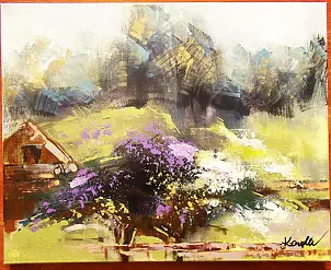   - Mountain spirit and two lilacs