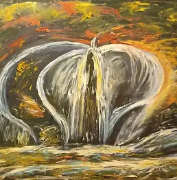 Maria Smolak, Дух Земли, Масляная картина - холст, 100 x 80