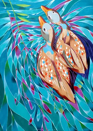 federico cortese - Ducks in a pond