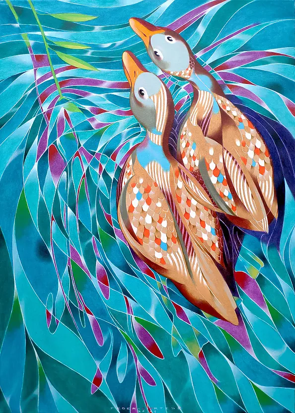 federico cortese - Ducks in a pond