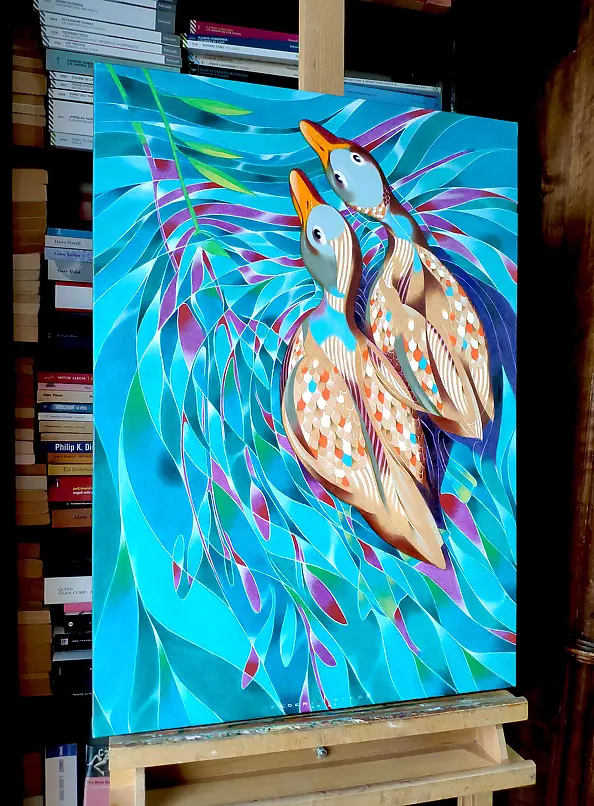 federico cortese - Ducks in a pond