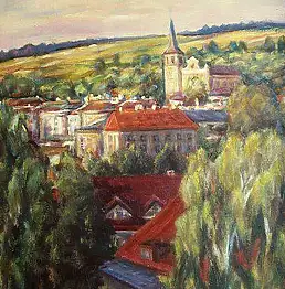 Zdzisław Kruszyński, Я Душники Здруй, Масляная картина - холст, 46 x 55