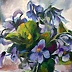 Barbara Gulbinowicz - Dwa bukiety fiołków