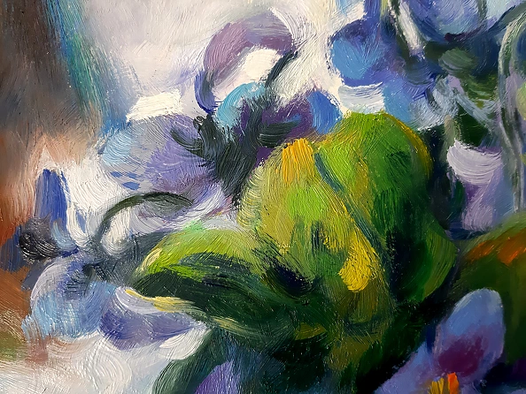 Barbara Gulbinowicz - Dwa bukiety fiołków