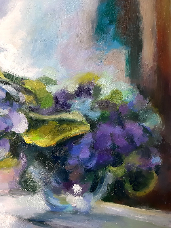 Barbara Gulbinowicz - Dwa bukiety fiołków