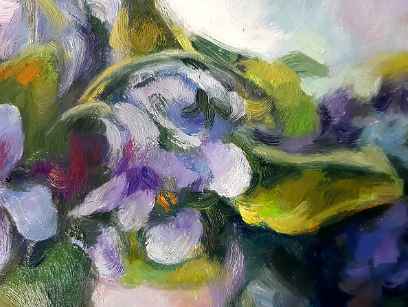 Barbara Gulbinowicz - Dwa bukiety fiołków