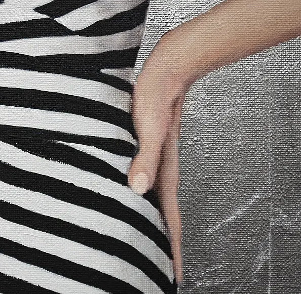 Nataliya Bagatskaya - Two black cats on the sofa