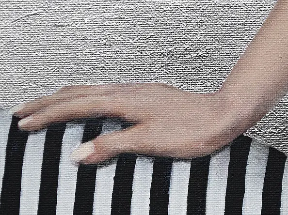 Nataliya Bagatskaya - Two black cats on the sofa