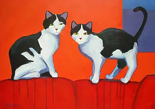 Aleksander Poroh - Two cats