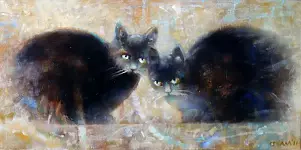 Piotr Pilawa - Two cats