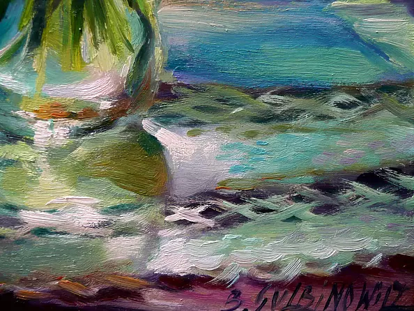 Barbara Gulbinowicz - Two vases with a lily of the valley