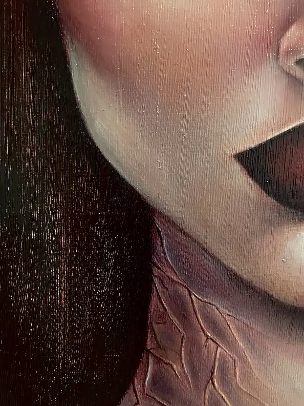 Agnieszkowa Art, Dwie Strony Ciszy, Obraz olejny - , 50 x 50