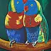 Wiesław Sawicki - two parrots