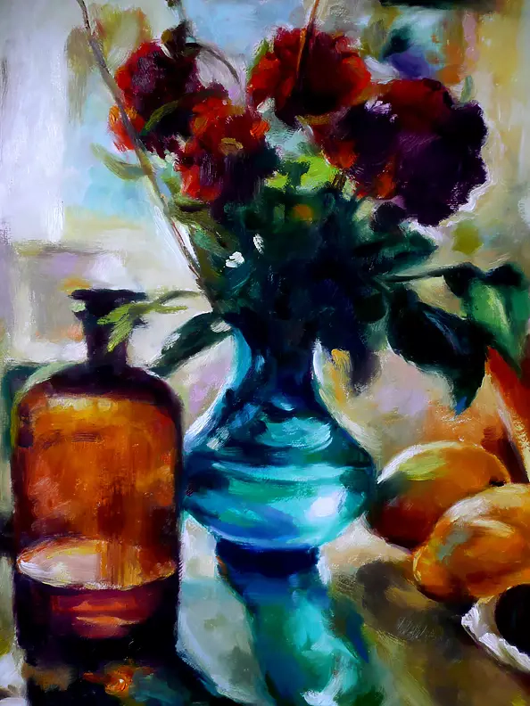 Barbara Gulbinowicz - Two quinces and a fig