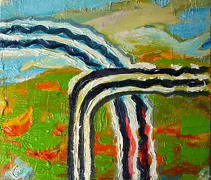 Elżbieta Goszczycka - Two rainbows