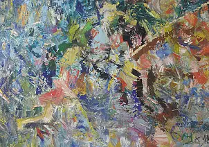 Eryk Maler - Two in the rain, 70x100 cm, 2018