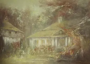 Kazimierz Hamada - Dwór w Ludyni