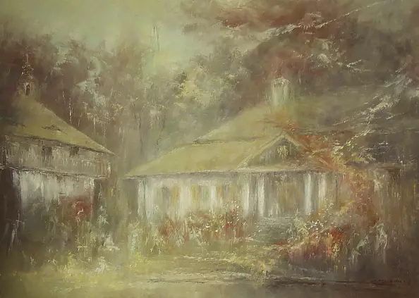 Kazimierz Hamada - Dwór w Ludyni