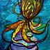 Marzena Salwowska - Динамически цветущая лилия в полуабстракции.
