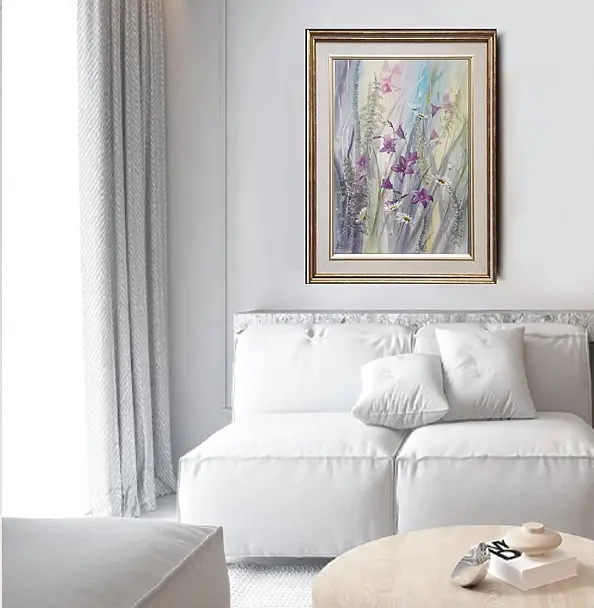 Lidia Olbrycht - Bells Flowers Oil Painting