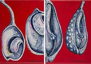 Oksana Chumakova - Diptych "Seeds"