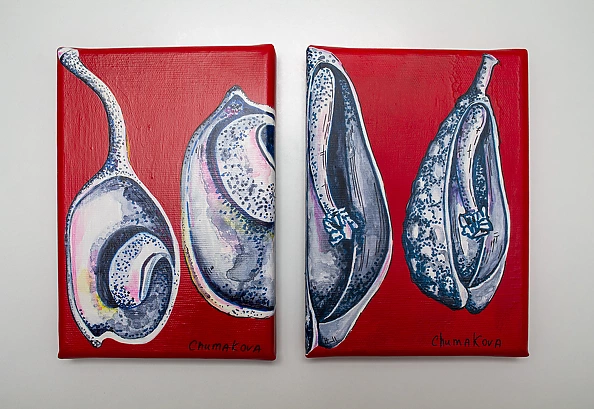 Oksana Chumakova - Diptych "Seeds"