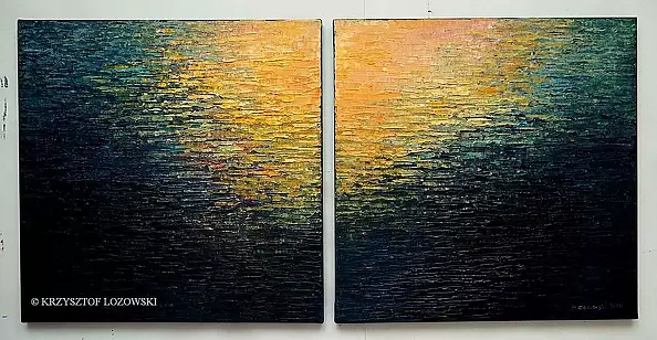 Krzysztof Łozowski - Diptych Water 15