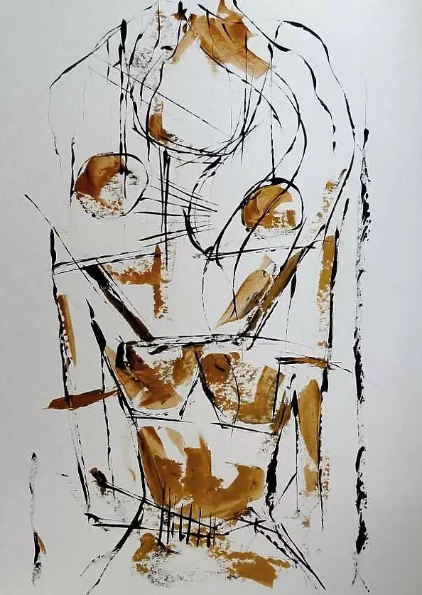 Marek Lutek - Diptych "WomaN 39-40"