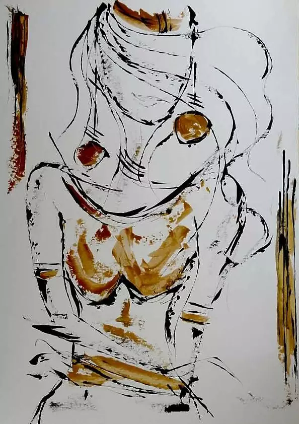 Marek Lutek - Diptych "WomaN 39-40"