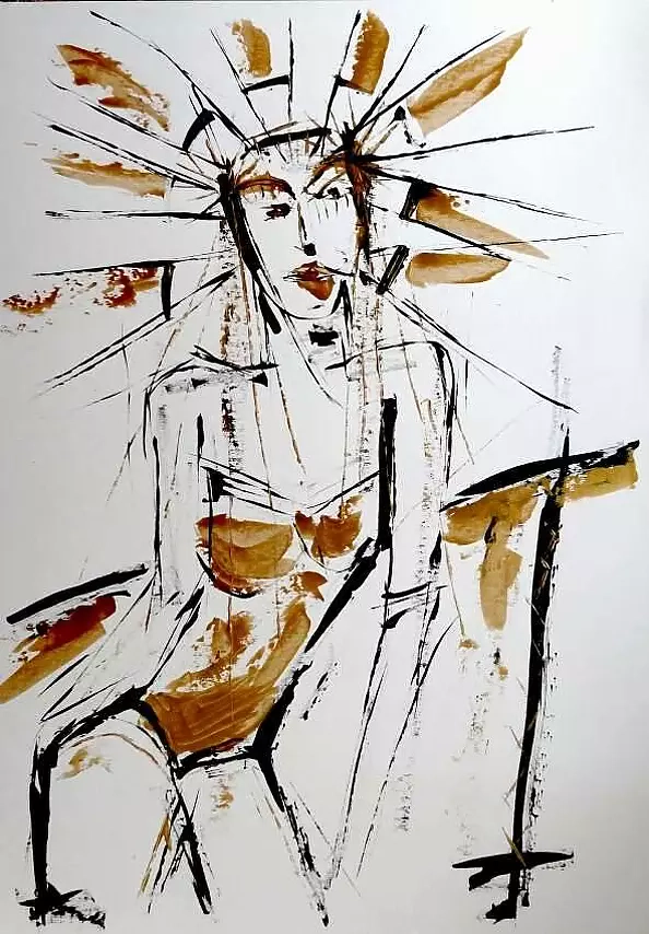 Marek Lutek - Dyptyk "WomaN 41-42"