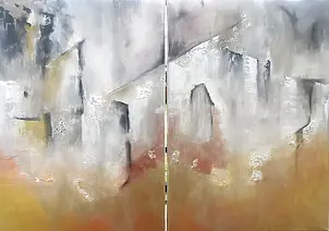 Alicja Wysocka - Diptych of forgotten houses