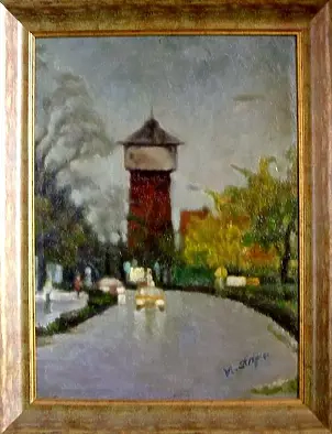 Marek Strójwąs - Rainy morning in Kostrzyn