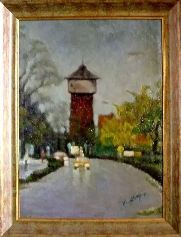 Marek Strójwąs - Rainy morning in Kostrzyn