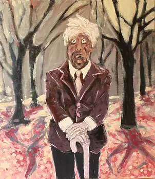   - Grandfather with a cane