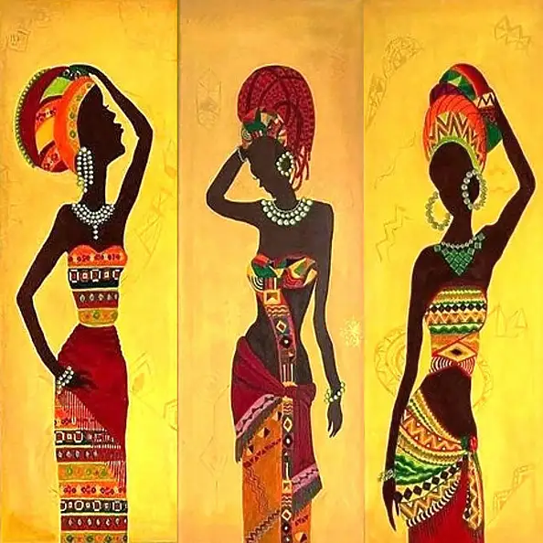 Maryam Gomizi, African Heritage by Mary G, Acrylic painting - canvas, 80 x 80