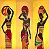 Maryam Gomizi, African Heritage by Mary G, Acrylic painting - canvas, 80 x 80