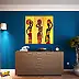 Maryam Gomizi, African Heritage by Mary G, Acrylic painting - canvas, 80 x 80