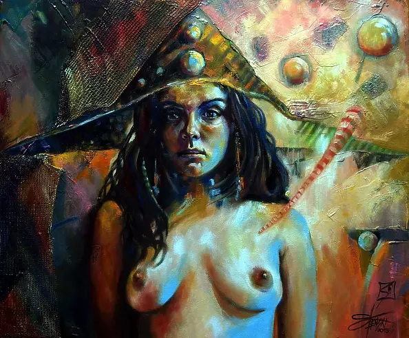 Krzysztof Seński - girl clown