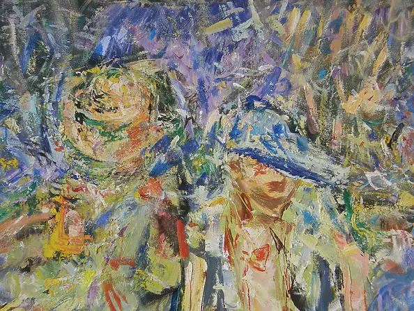 Eryk Maler - Girl and boy, 120x80