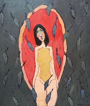 Tomasz Wojtysek - The girl and the red mirror