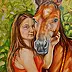 Zenon Gleń - Fille et le cheval