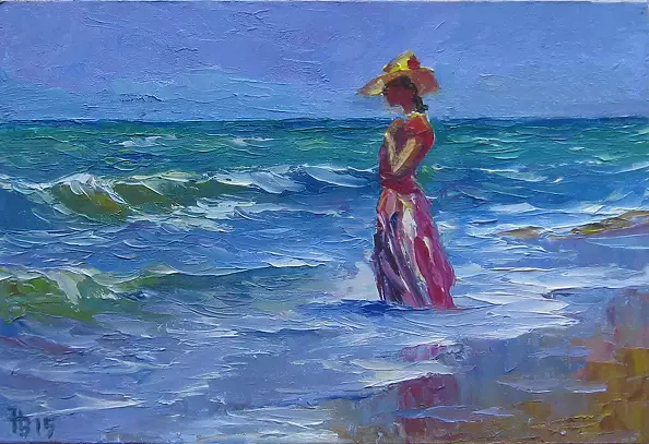 Nikolay Vedmid - The girl and the sea