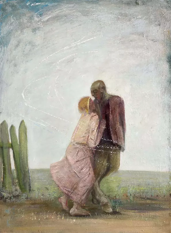 Janusz Lewandowski - Dziewczyna i satyr