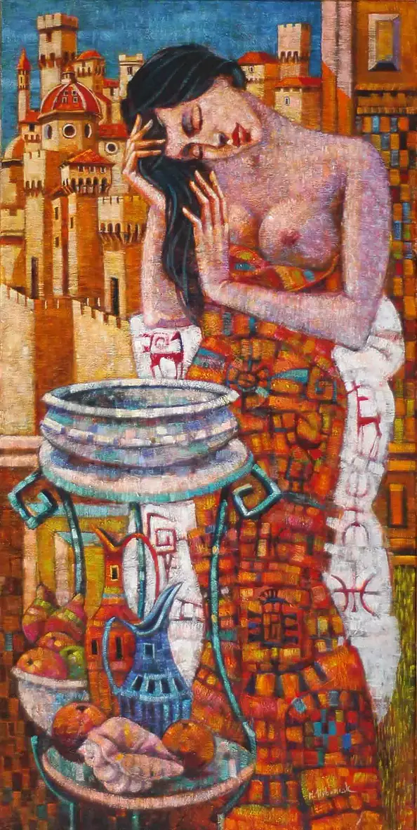 Maciej Urbaniak - Girl washing hair