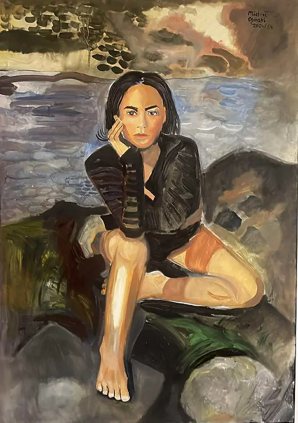 Michał Ogiński - Girl on the river bank