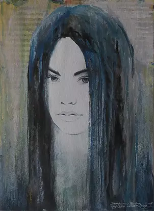   - Girl with blue eyes