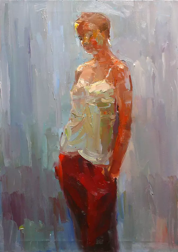 Krzysztof Tracz - The girl in red pants