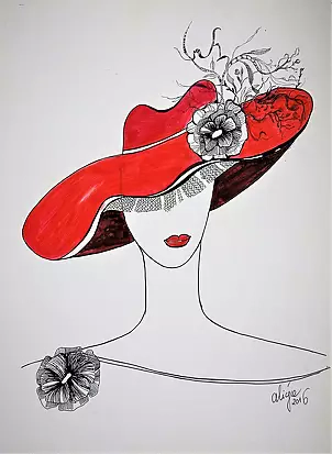 Alicja Wysocka - Dziewczyna w czerwonym kapeluszu