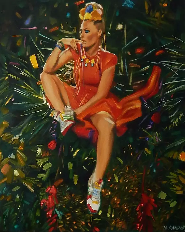 Michał Cander - The girl in red