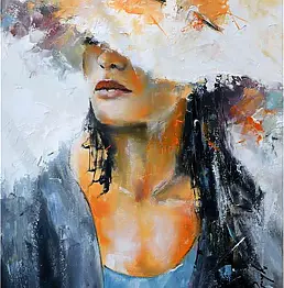 Robert Popczyk - The girl in a hat